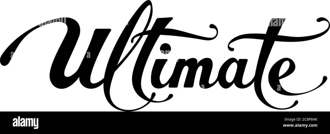 Texte de calligraphie personnalisé Illustration de Vecteur