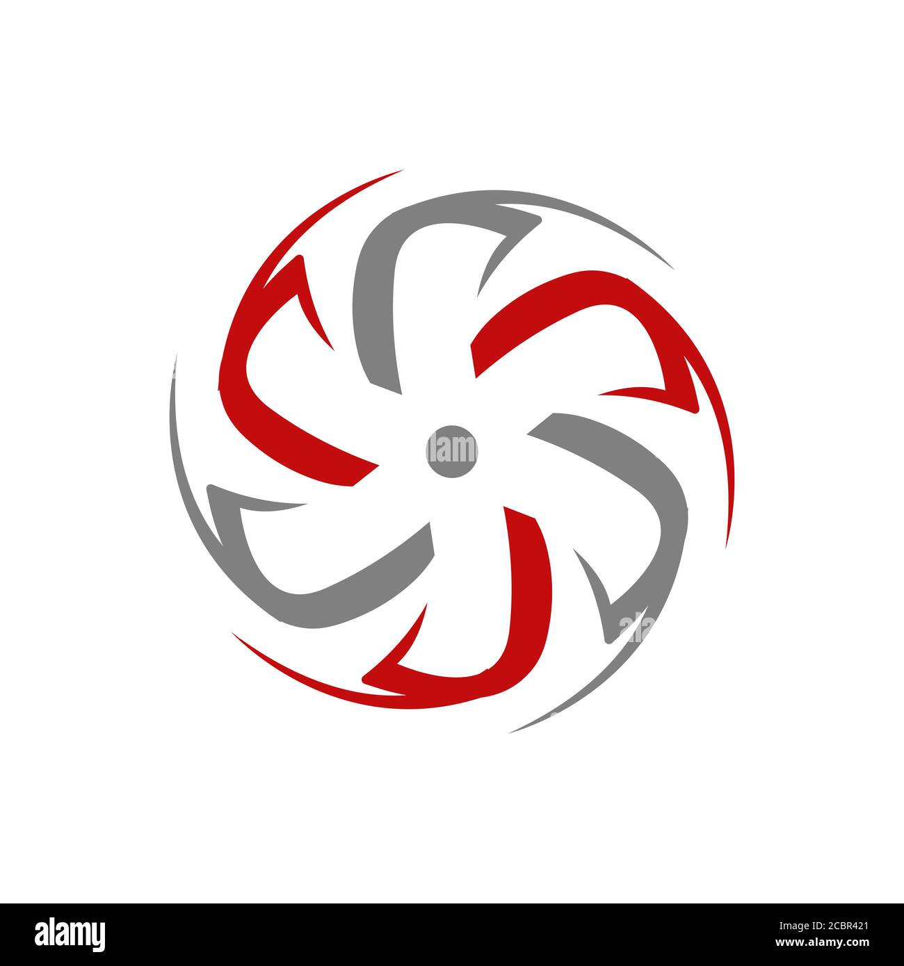 nouveau logo abstrait de l'éolienne à eau design illustrations vectorielles Illustration de Vecteur