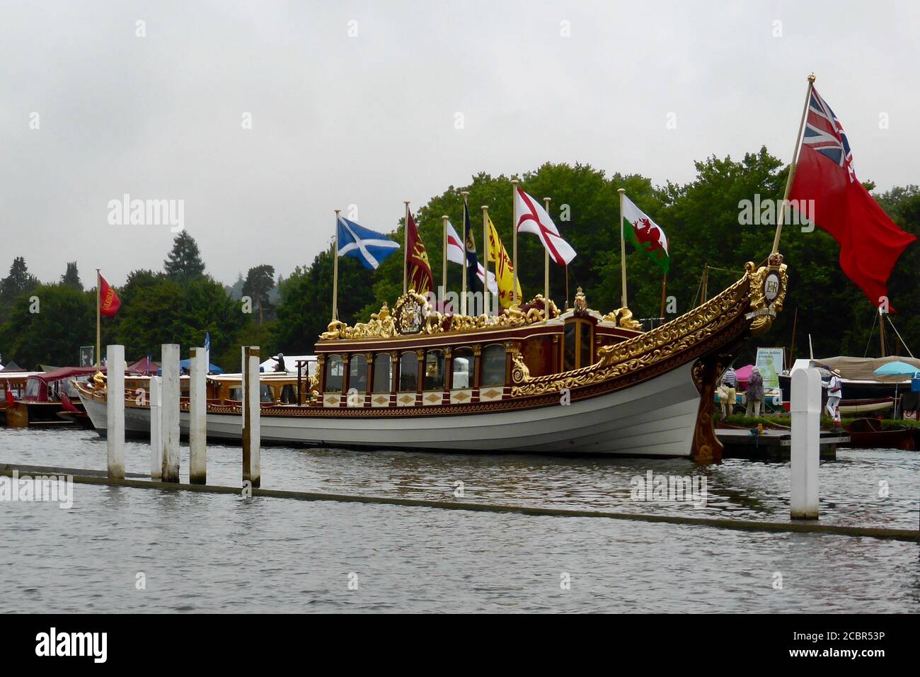 Spectacle nautique traditionnel, Henley Banque D'Images