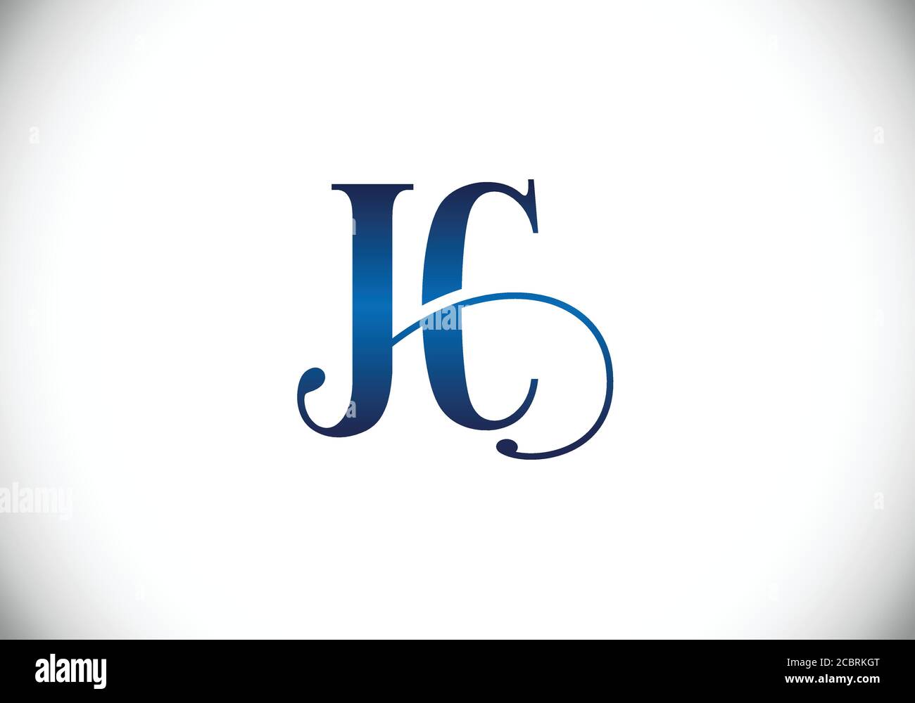 J C lettre initiale logo, symbole alphabétique graphique pour l'identité commerciale de l'entreprise Illustration de Vecteur