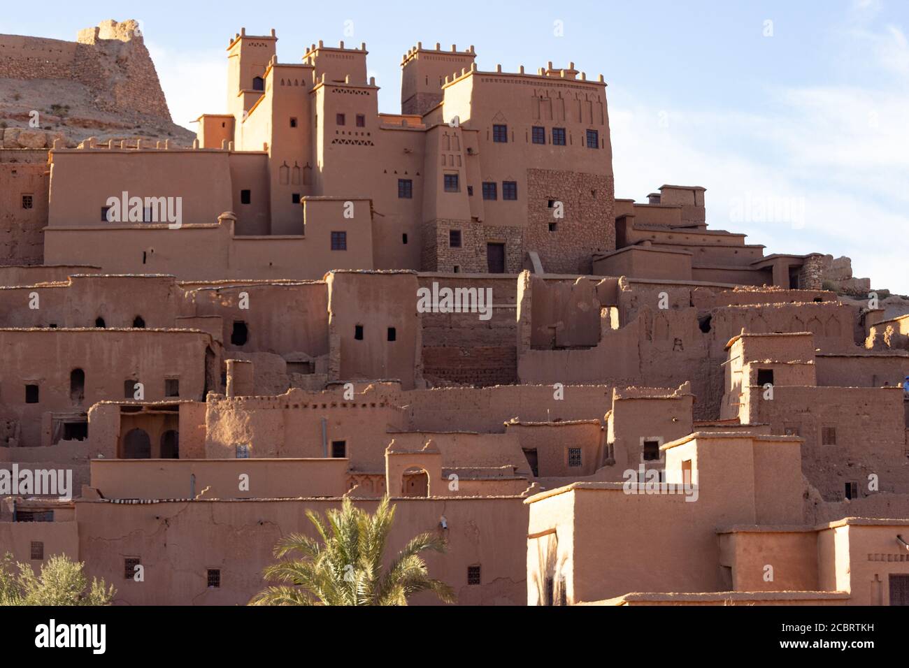 Ait Ben Haddou ksar Maroc, ancienne forteresse classée au patrimoine de l'UNESCO Banque D'Images