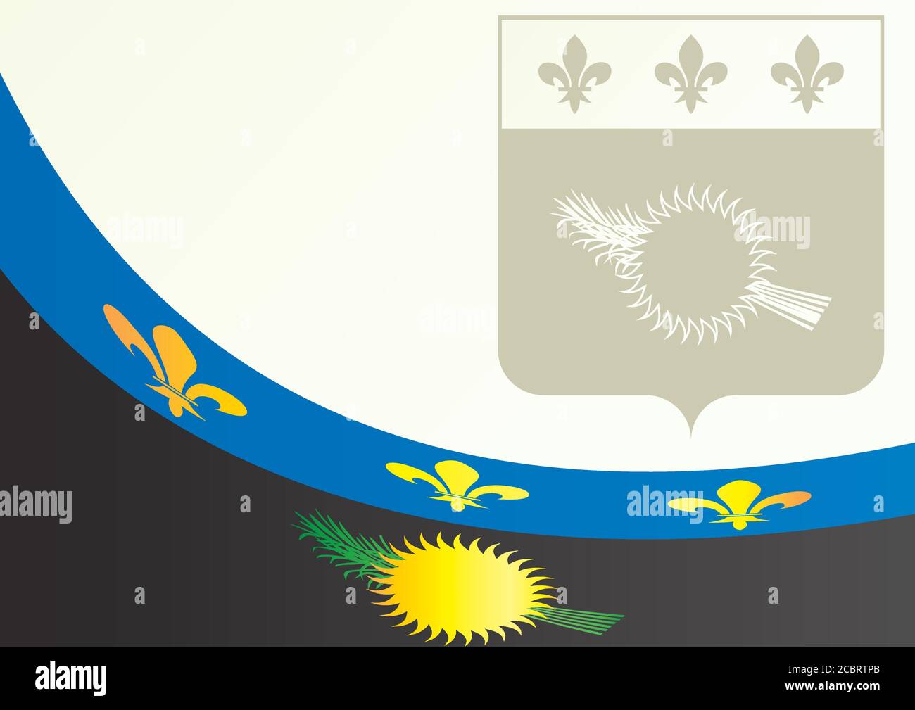 Recompense Flag Guadeloupe official flag Banque de photographies et d’images à haute ...