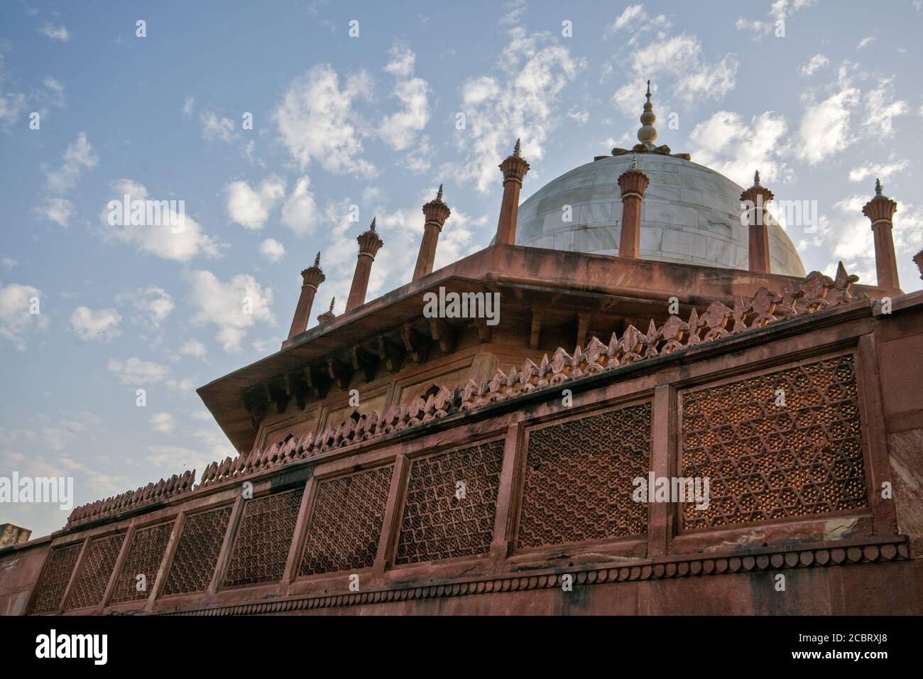 architecture historique à l'intérieur du taj mahal agra Banque D'Images