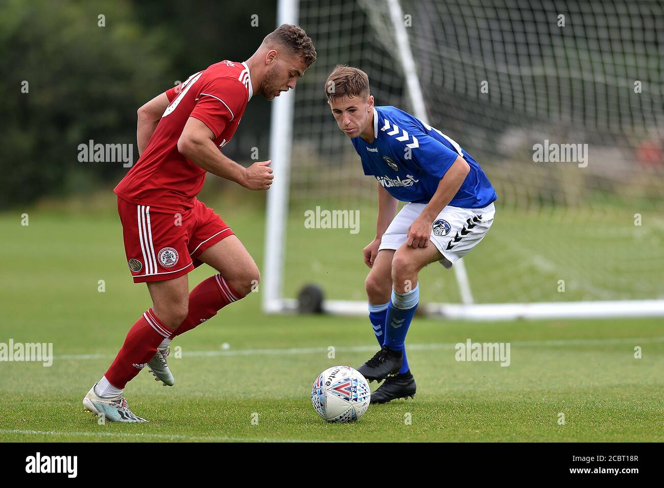OLDHAM, ANGLETERRE - 15 AOÛT Sean Higgins d'Oldham Athletic lors du match amical d'avant-saison entre Oldham Athletic et Accrington Stanley à Chapel Road, Oldham, le samedi 15 août 2020. (Credit: Eddie Garvey | MI News) Credit: MI News & Sport /Alay Live News Banque D'Images