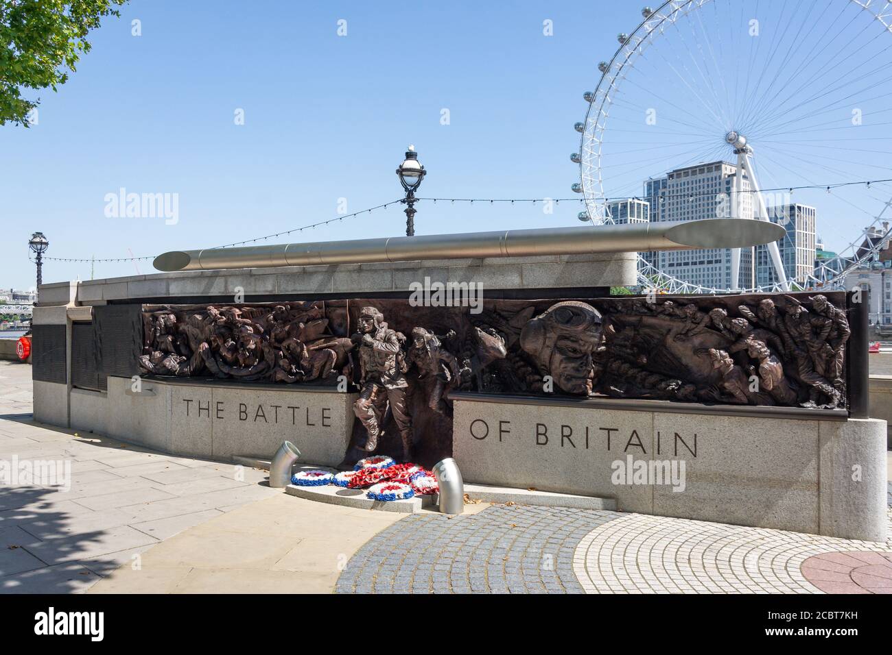 The Battle of Britain Memorial, Victoria Embankment, City of Westminster, Greater London, Angleterre, Royaume-Uni Banque D'Images