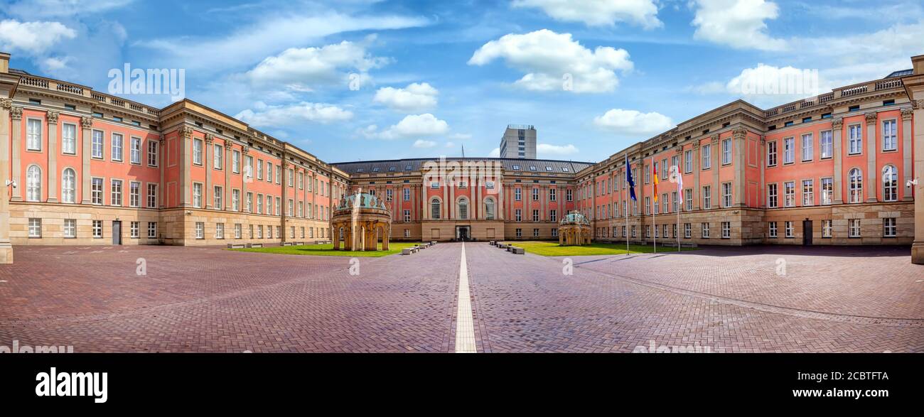 Landtag (Parlement) de Brandebourg à Potsdam, Allemagne. Banque D'Images