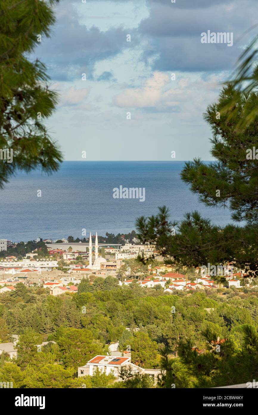 Kyrenia, Girne, Stadtansicht, Türkische Republik Nordzypern Banque D'Images