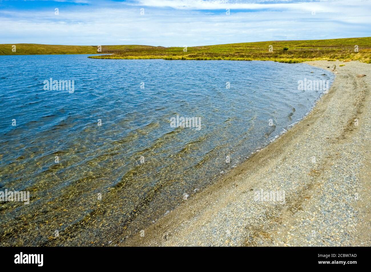 Glaslyn un petit lac de montagne dans le milieu du pays de Galles partie de Une réserve naturelle de la Fiducie de la faune du Montgomeryshire Banque D'Images