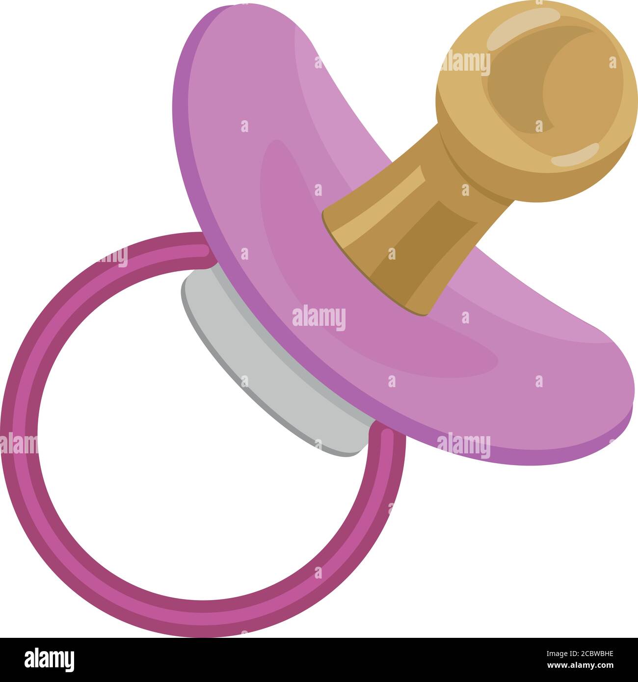 Icone De Sucette Rose Pour Bebe Dessin Anime De Bebe Rose Sucette Vector Icone Pour Le Web Design Isole Sur Fond Blanc Image Vectorielle Stock Alamy