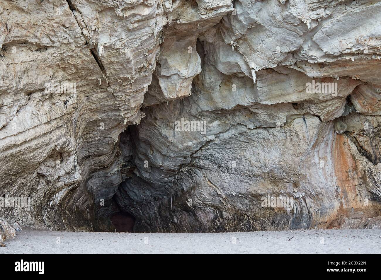 Grotte de Cala Luna en Sardaigne Banque D'Images