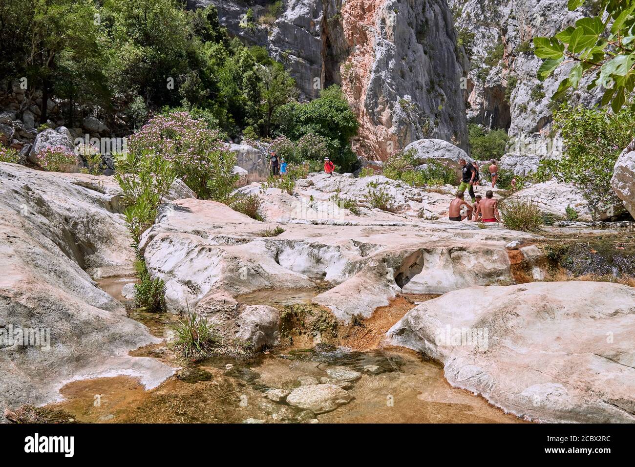 Gorropu Canyon dans l'île de Sardaigne Banque D'Images Gorropu Canyon dans l'île de Sardaigne Banque D'Images