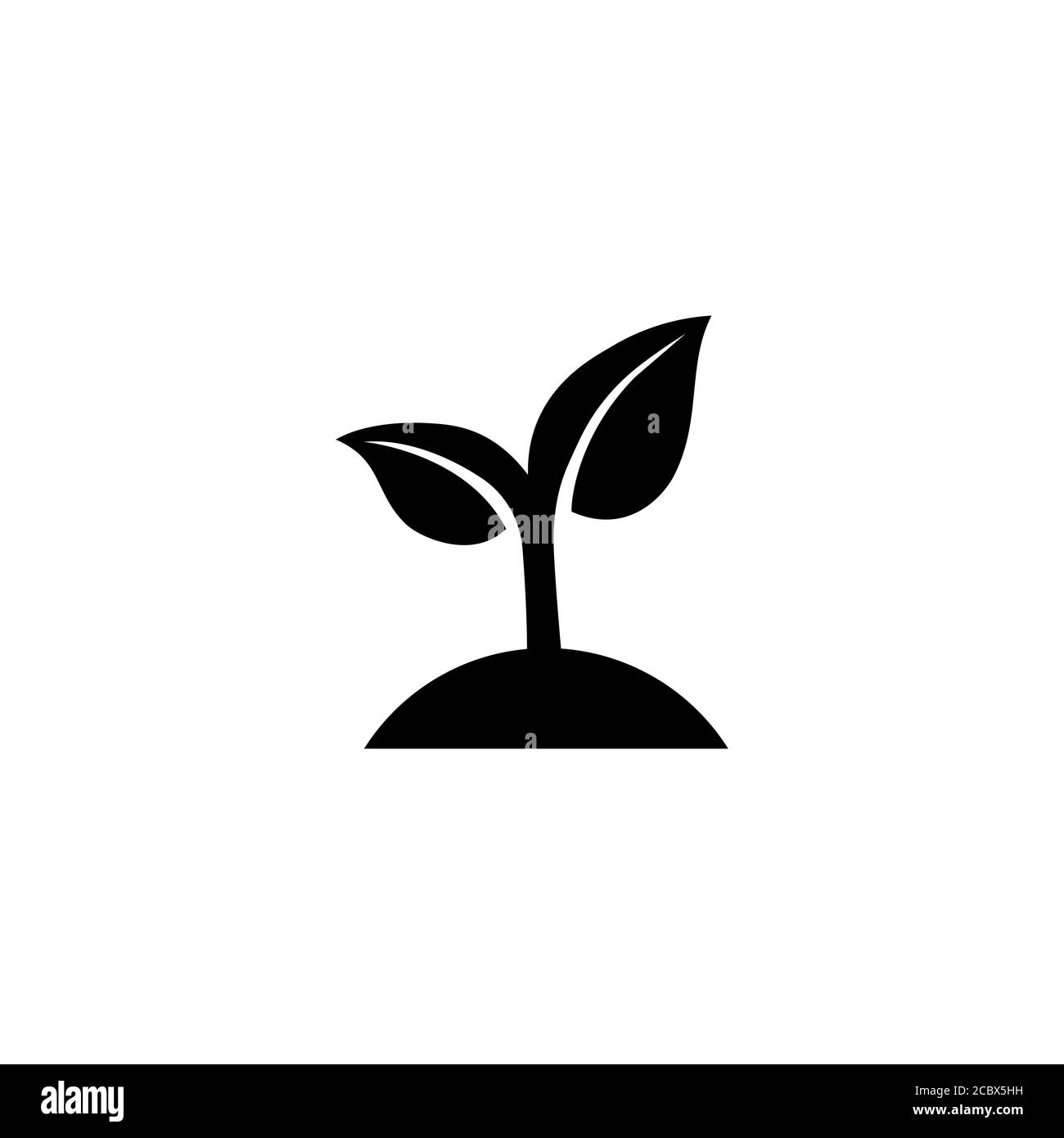 Icône d'ensemencement. Sprint. Concept d'écologie. Vecteur sur fond blanc isolé. SPE 10 Illustration de Vecteur