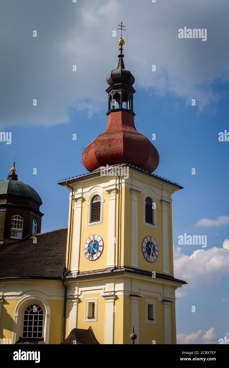 Église notre-Dame de bon conseil, Dobra Voda, République tchèque Banque D'Images