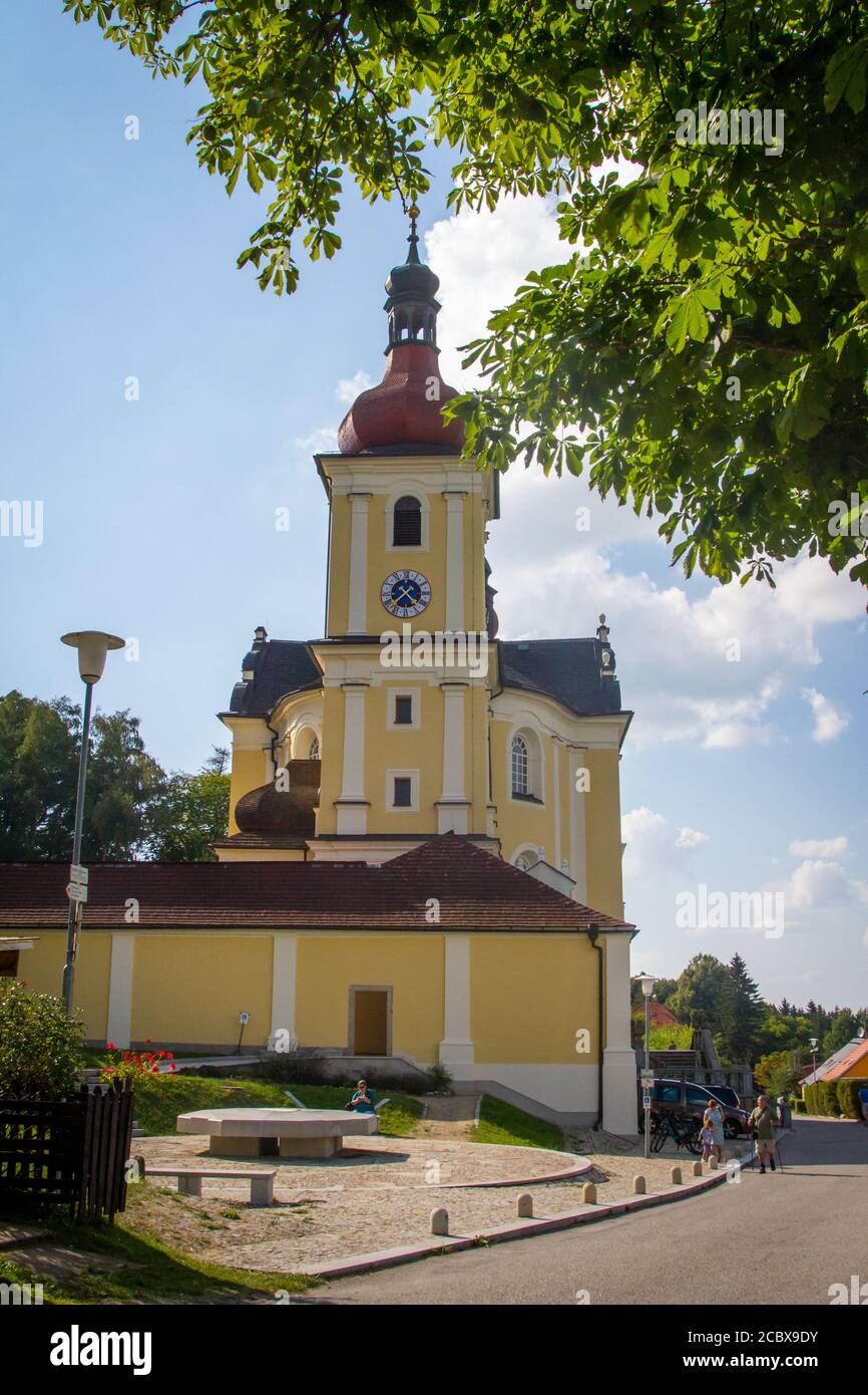 Église notre-Dame de bon conseil, Dobra Voda, République tchèque Banque D'Images