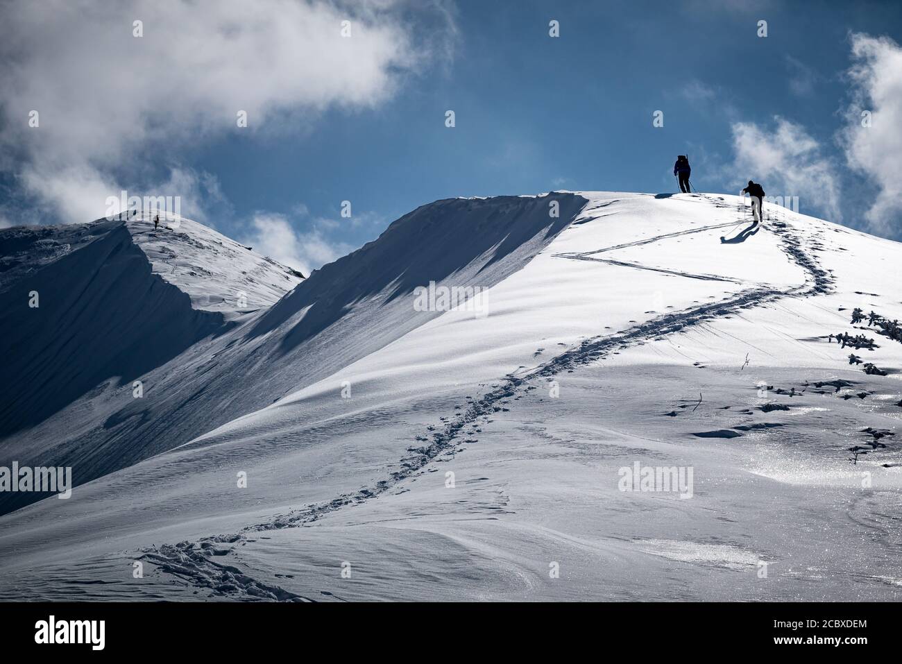 Montagnes West Tatra en Pologne, hiver Banque D'Images