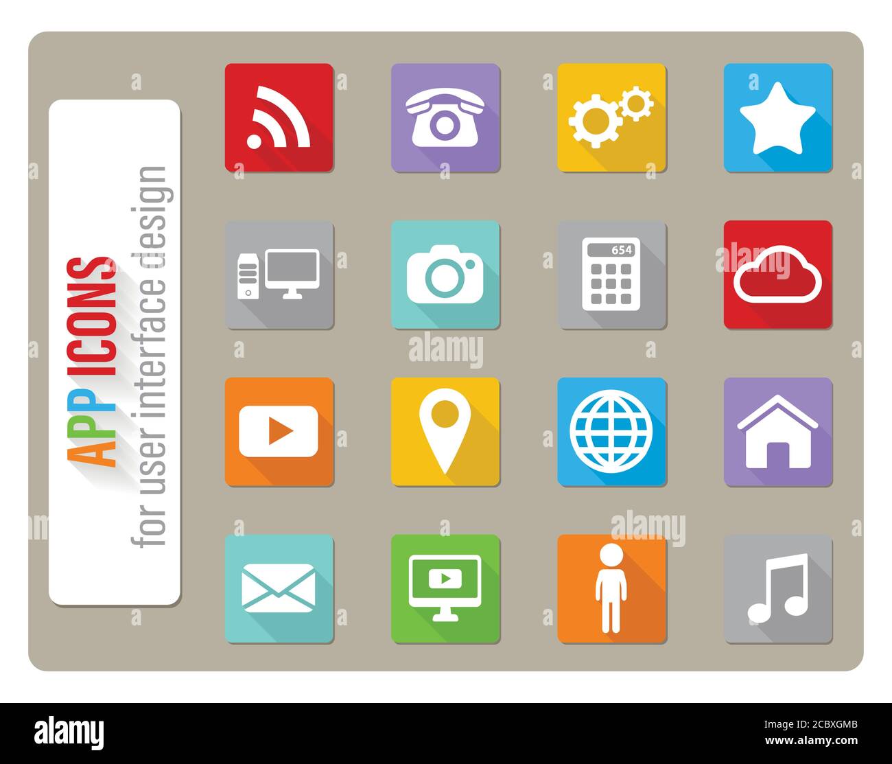 Social media icons simplement Illustration de Vecteur