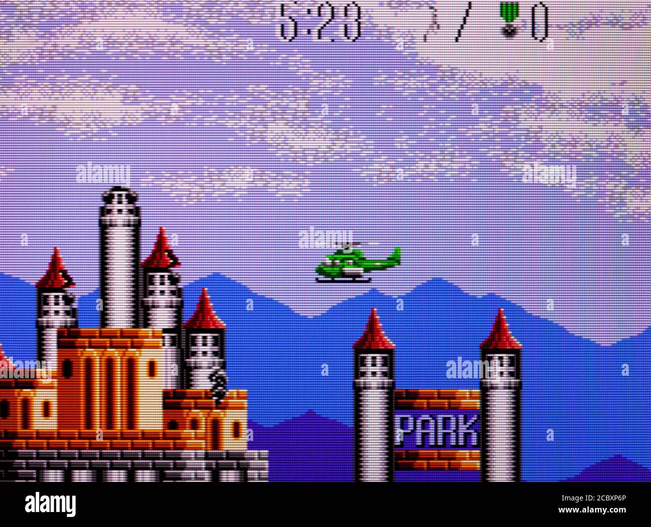 Sauvetage aérien - Sega Master System - SMS - éditorial à utiliser uniquement Banque D'Images