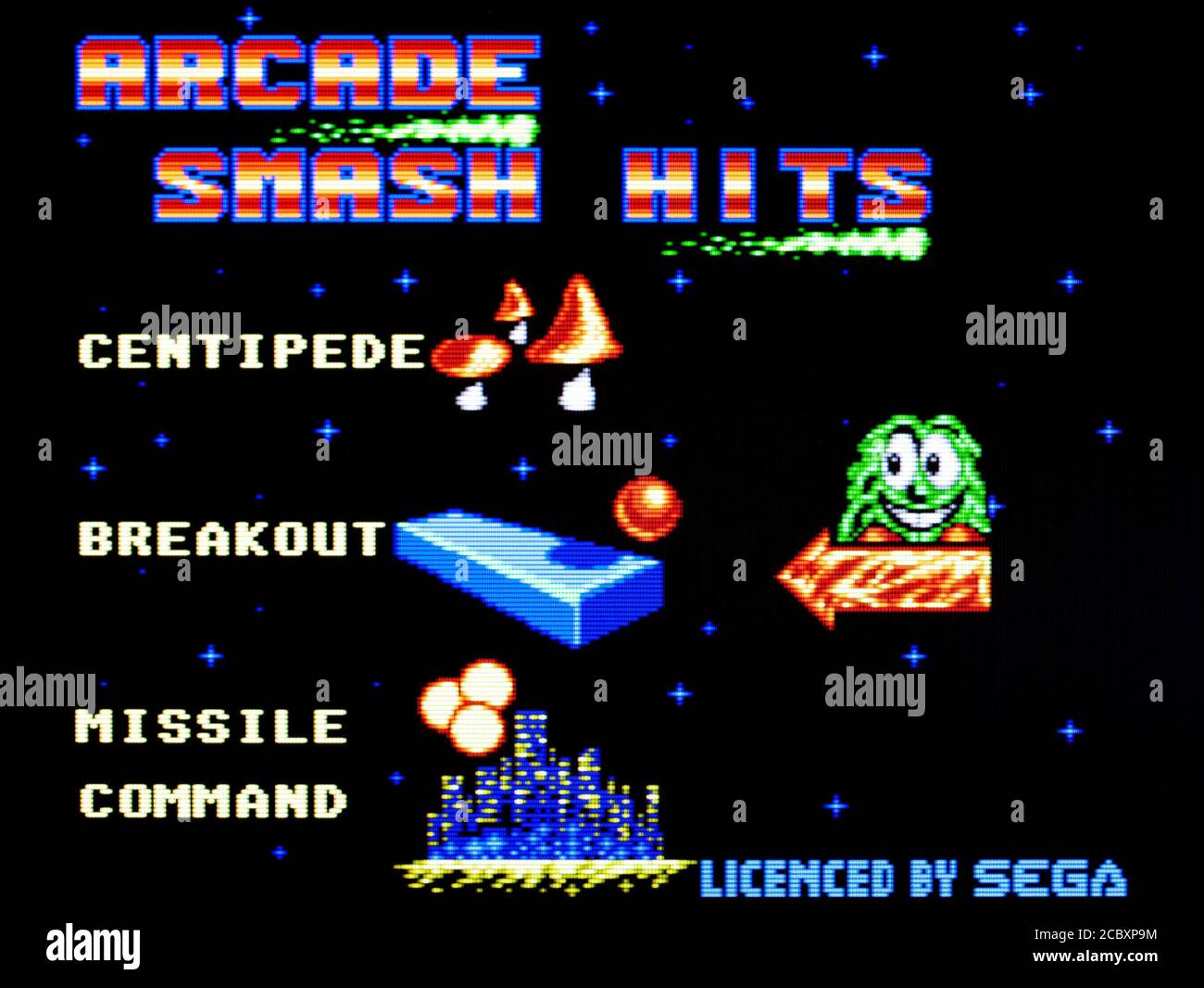 Arcade Smash Hits - Sega Master System - SMS - usage éditorial uniquement  Photo Stock - Alamy