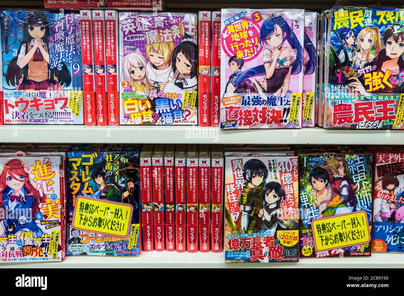 Magazines Manga Anime Banque D'Images