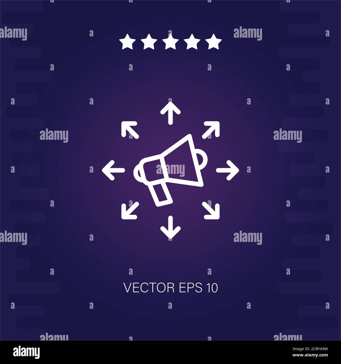 illustration moderne de l'icône du vecteur viral Illustration de Vecteur