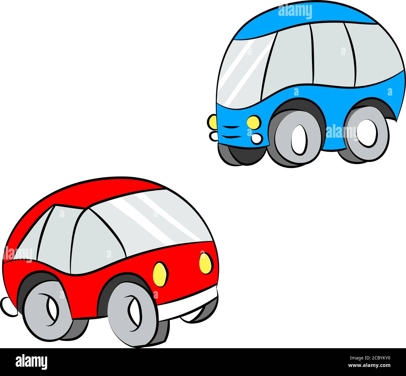 Voitures De Dessin Animé Jouets Éducatifs Bébé Véhicule à Friction