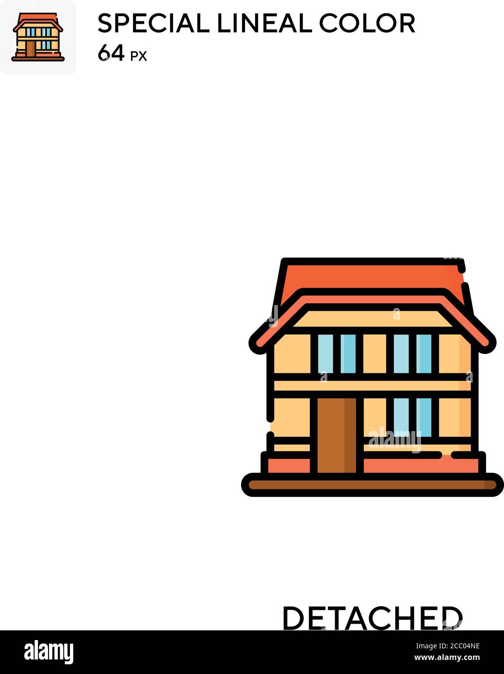 Icône de vecteur de couleur spécial de ligne détachée. Icônes détachées pour votre projet d'entreprise Illustration de Vecteur