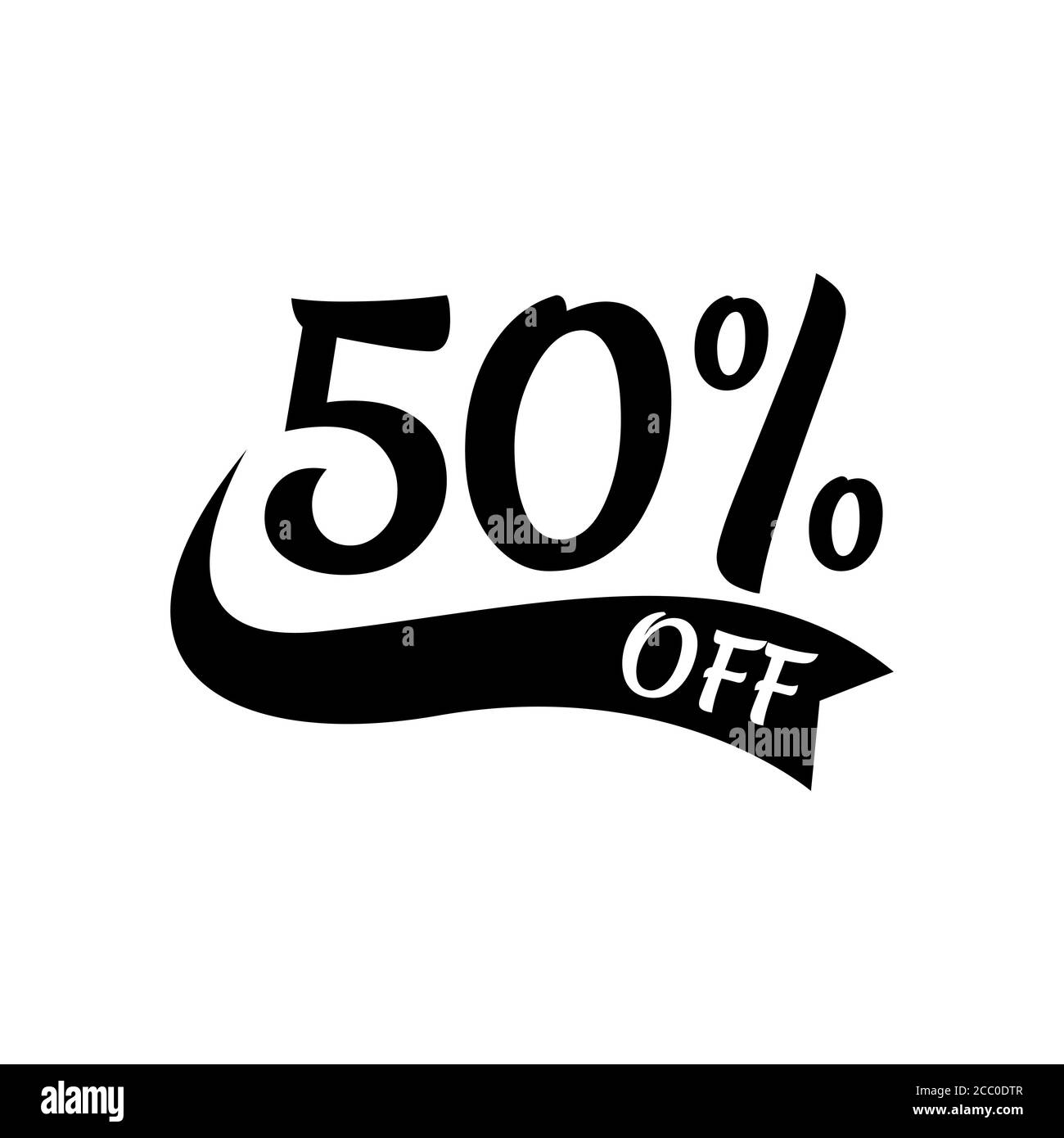 50 % de rabais sur la bannière de l'offre spéciale de 40 % de réduction sur la conception de la vente Modèle de scénario d'affiche promotionnelle marketing Illustration de Vecteur
