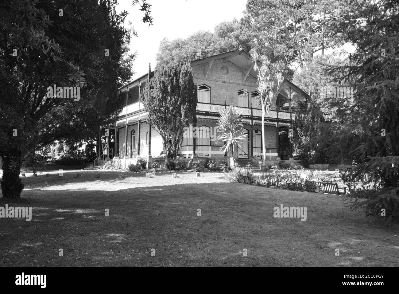 Un ancien kiosque à bande à Shanklin sur l'île de Wight Banque D'Images