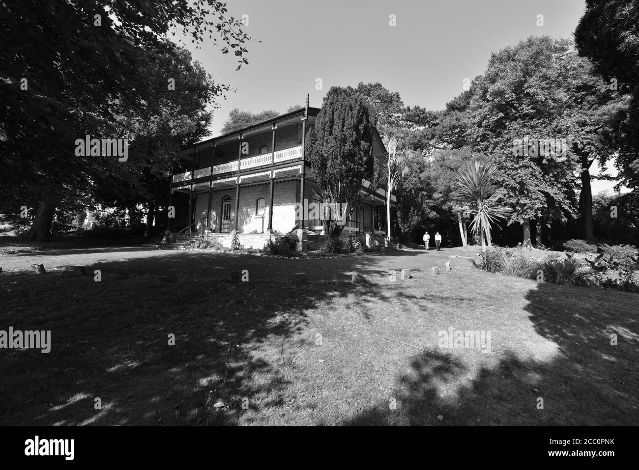 Un ancien kiosque à bande à Shanklin sur l'île de Wight Banque D'Images