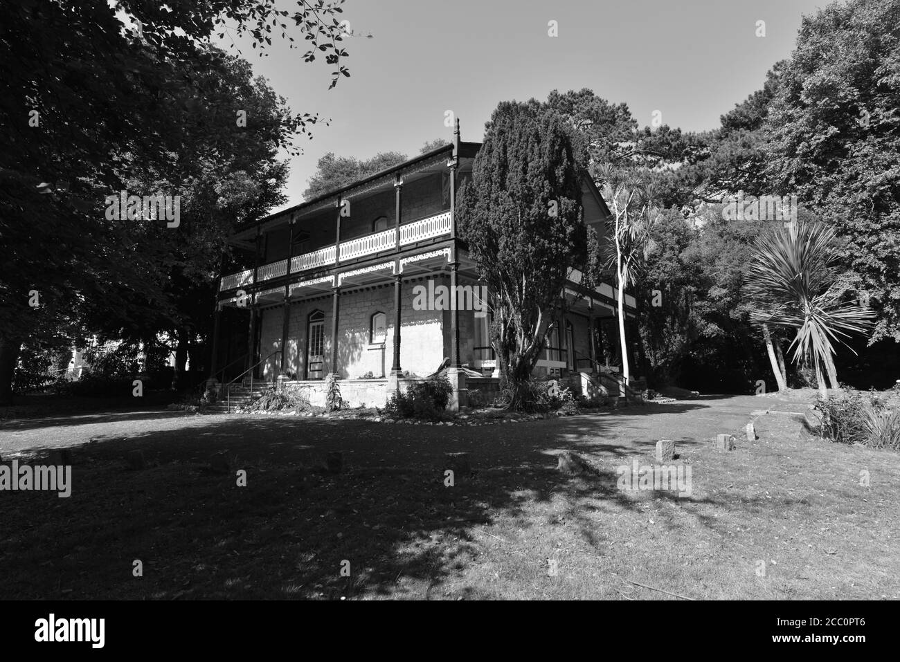 Un ancien kiosque à bande à Shanklin sur l'île de Wight Banque D'Images