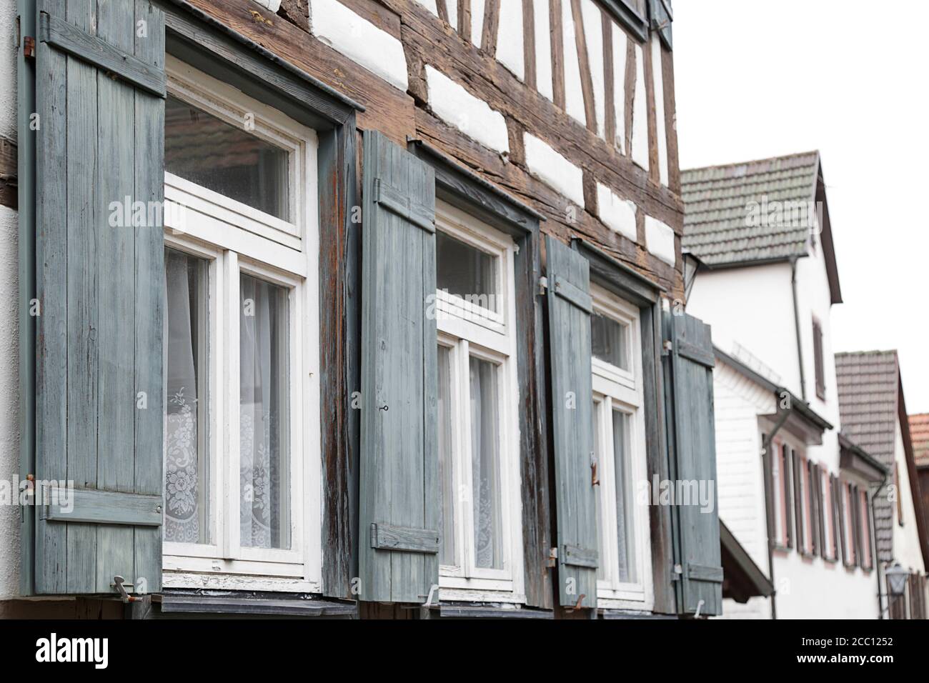 Maisons traditionnelles à colombages situées à Schiltach, Forêt Noire, Bade-Wurtemberg, Allemagne Banque D'Images