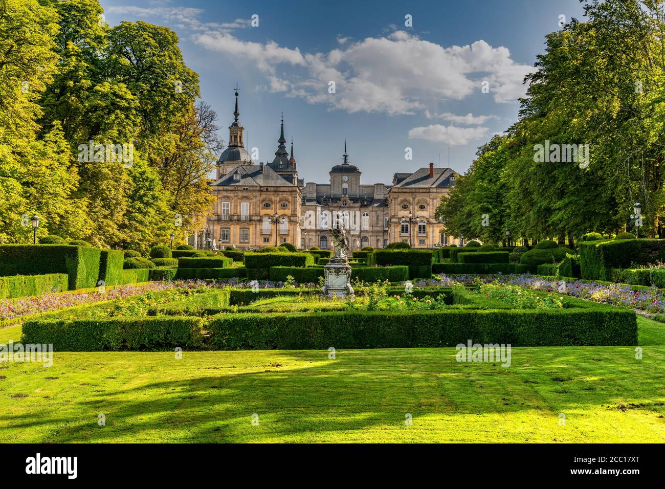 Palais royal de la Granja de San Ildefonso, Segovia, Castille et Leon, Espagne Banque D'Images