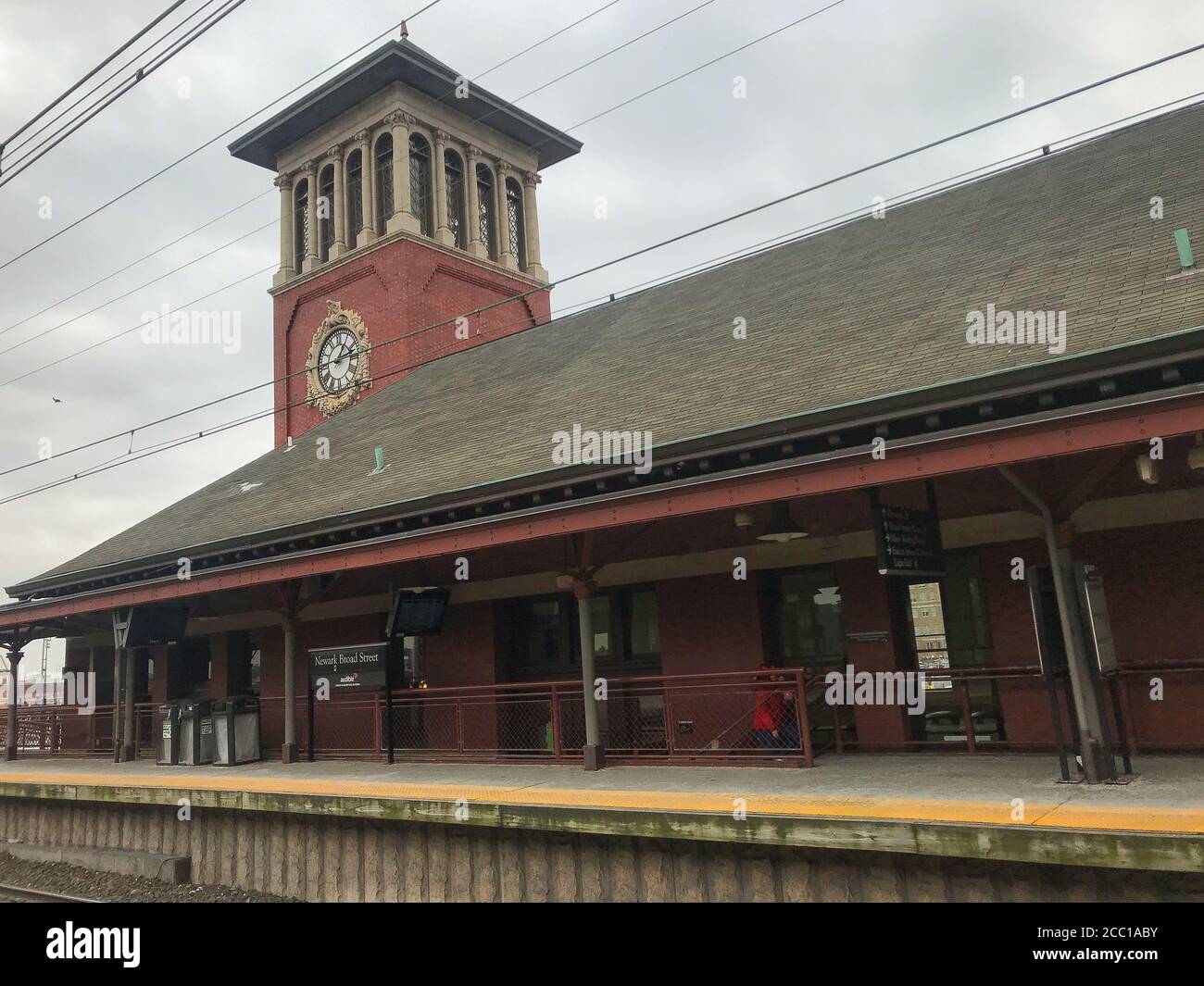 Newark, New York / Etats-Unis - janvier 19 2019 : ancien terminal de métro wi Banque D'Images