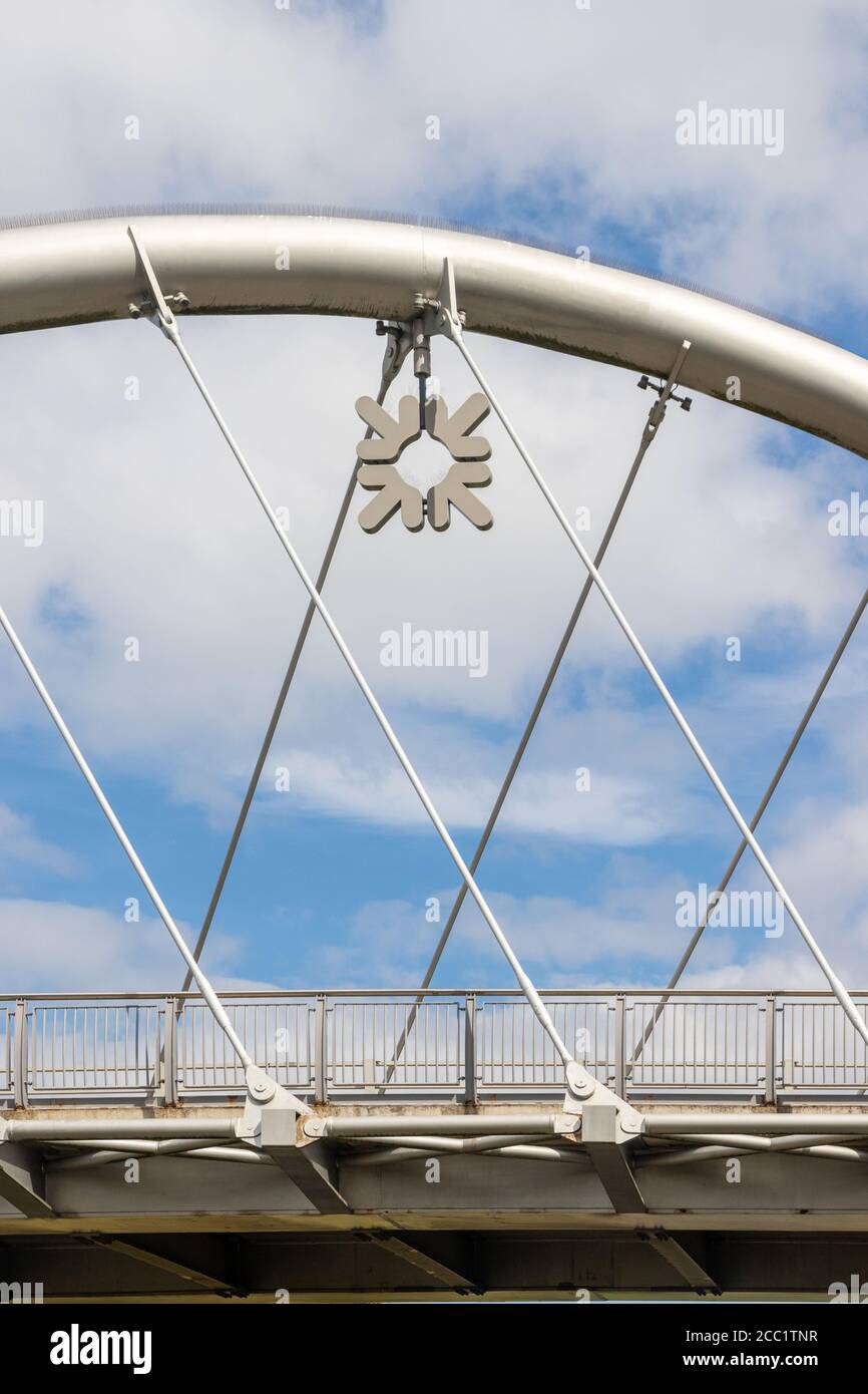 L'A8 au pont Gogarburn le site du monde Siège de la Royal Bank of Scotland Banque D'Images