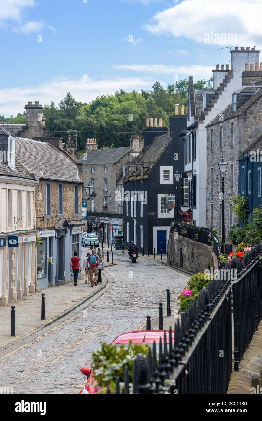 South Queensferry High Street, West Lothian , Écosse Banque D'Images