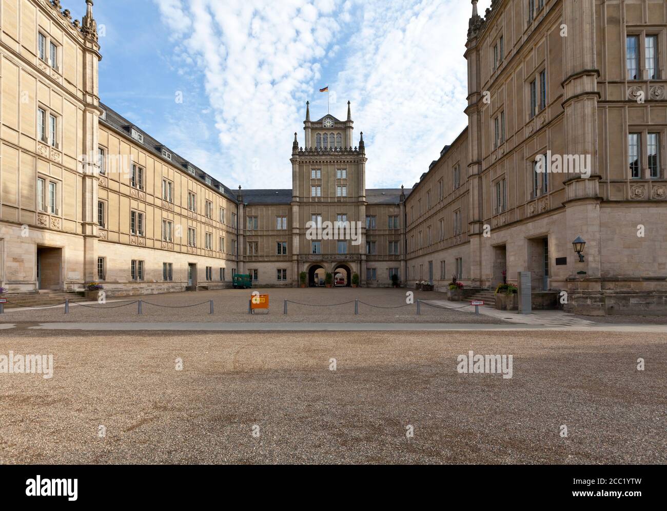 Allemagne, Bavière, guanaco, vue d'Ehrenburg Palace Banque D'Images