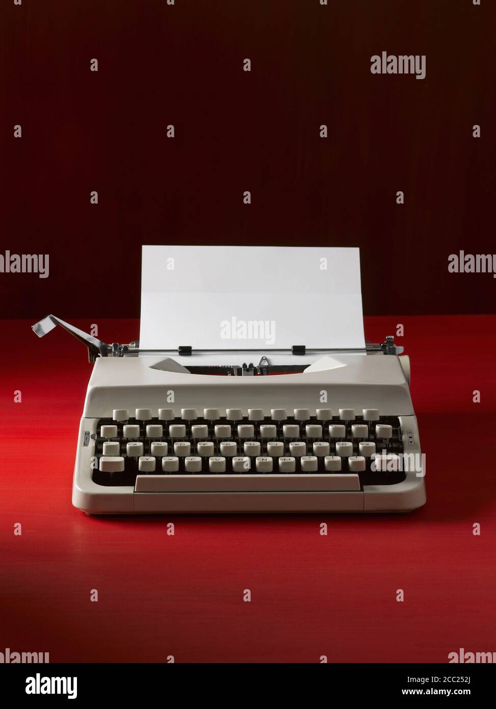Vieille machine à écrire, Close up Banque D'Images