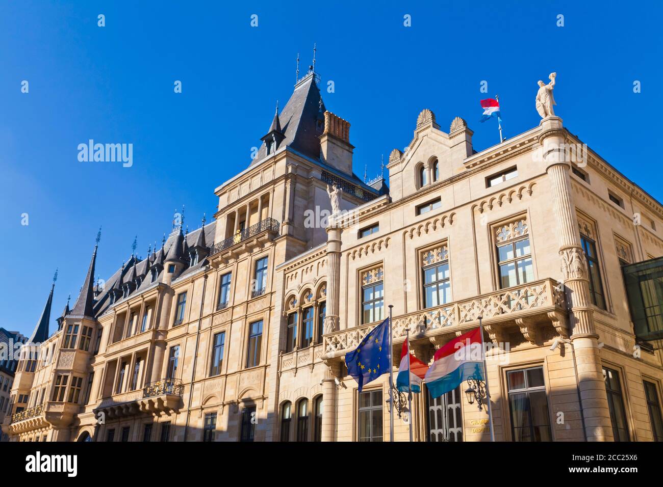 Le Luxembourg, vue de Palais grand-ducal Banque D'Images