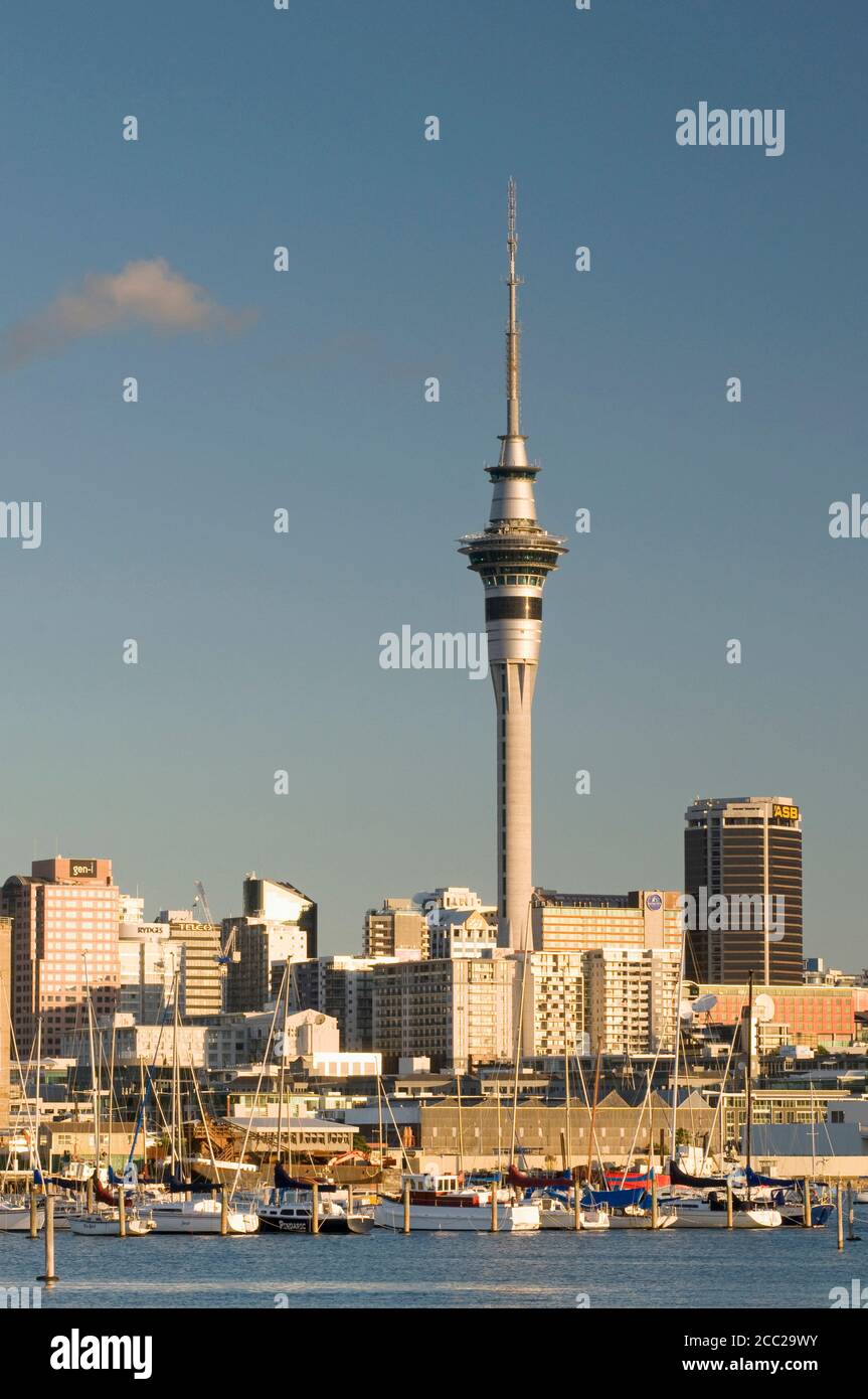 La NOUVELLE ZELANDE, Auckland, Sky Tower Banque D'Images