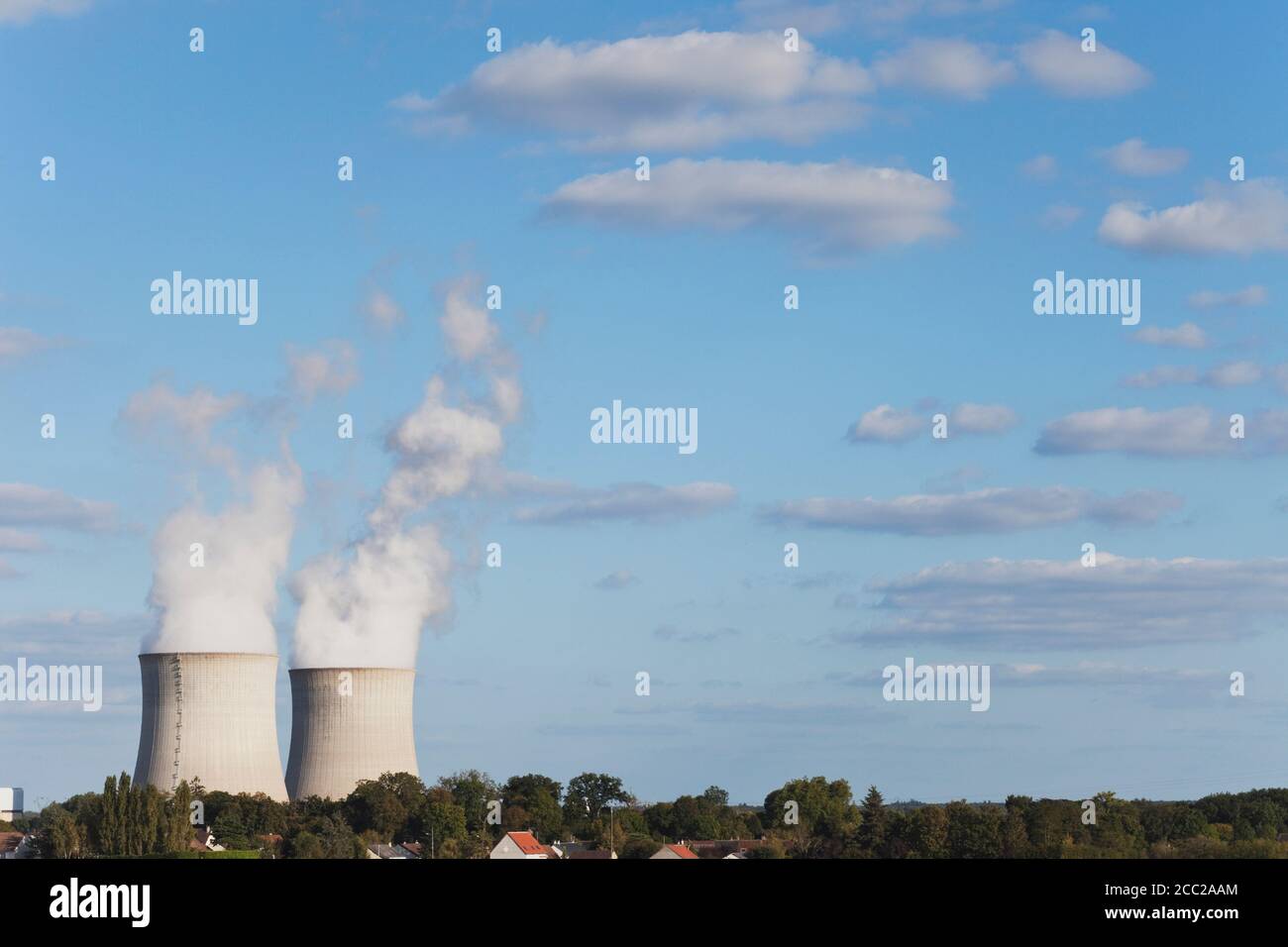 France, vue de Nuclear Power Plant Banque D'Images France, vue de Nuclear Power Plant Banque D'Images