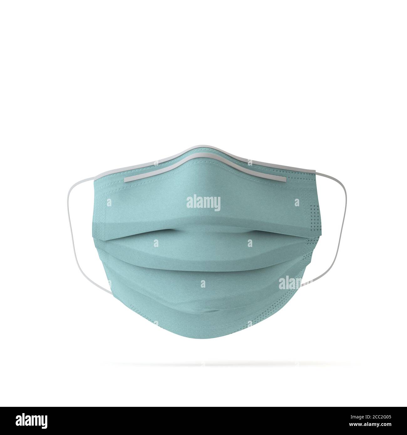 Masque médical chirurgical de protection. Rendu 3D Banque D'Images