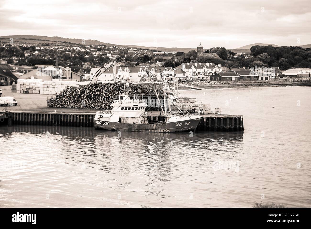 Photographie de haute qualité de la côte de Wicklow en Irlande Banque D'Images