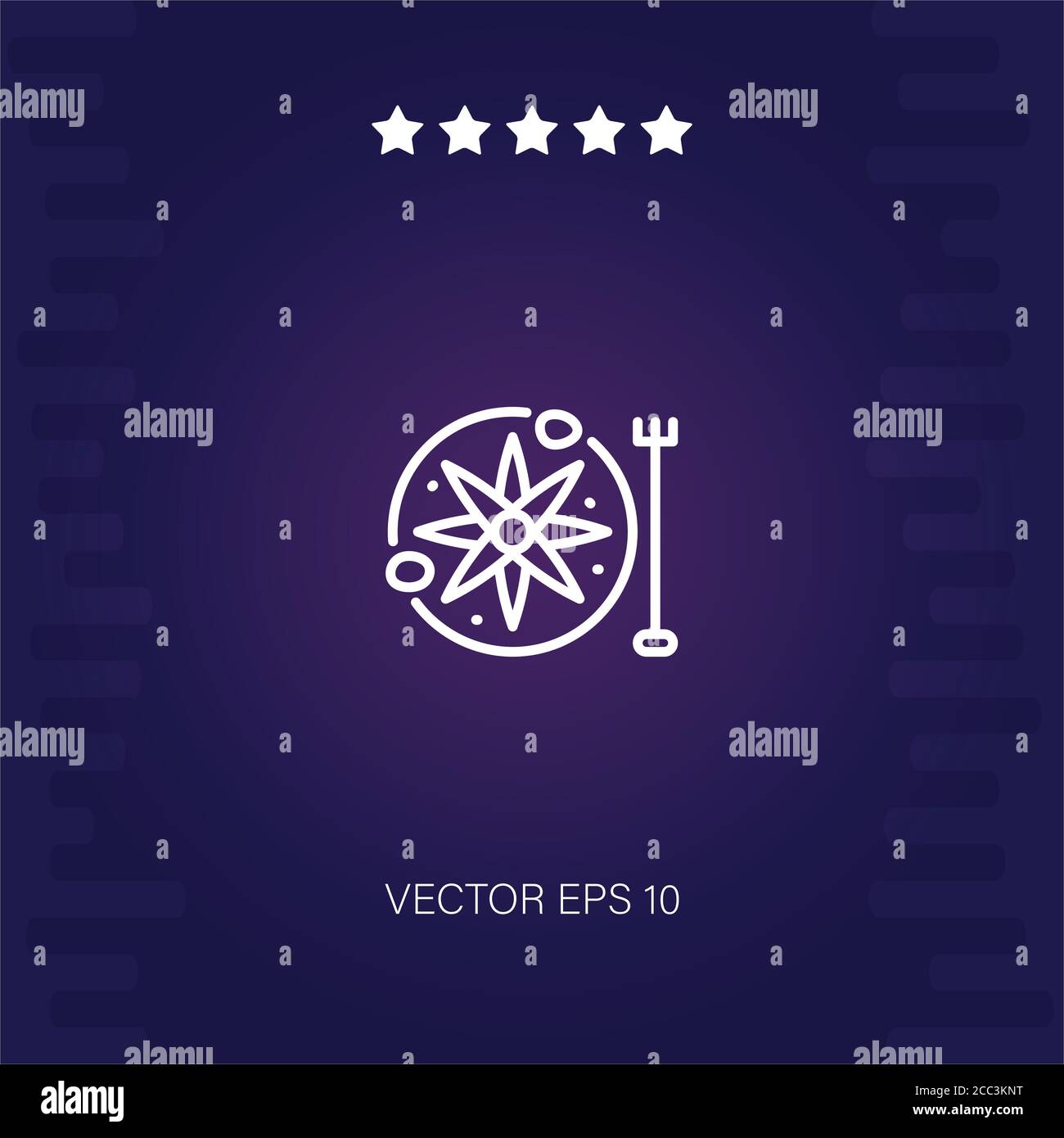 zen garden vector icon illustration moderne Illustration de Vecteur