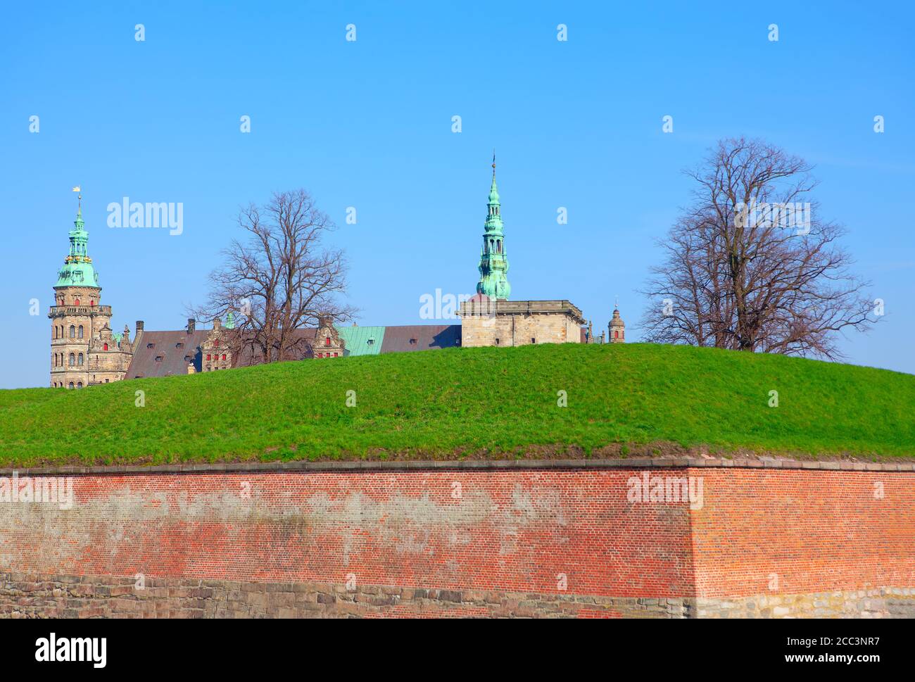 Château et forteresse de Kronborg , Helsingor Danemark Banque D'Images