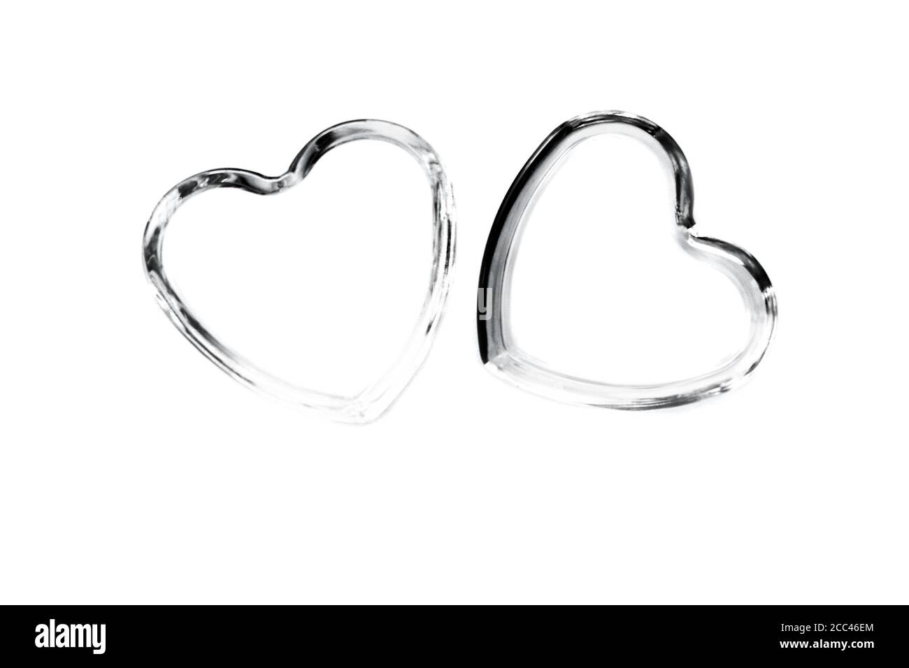 Coeur En Verre Fond D Amour Fragile Concept De Jour De Saint Valentin Photo Stock Alamy