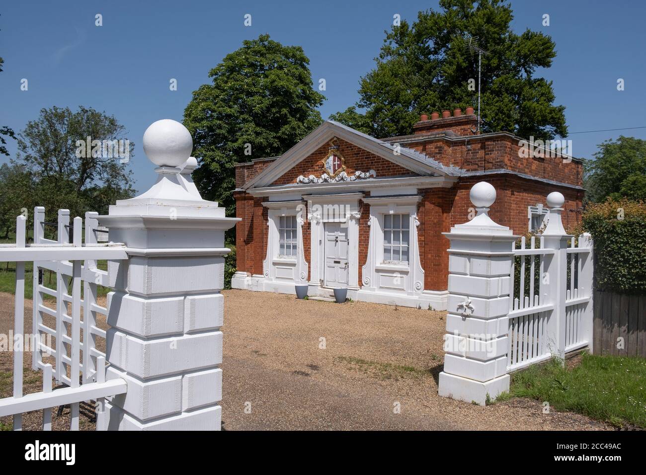 South Lodge ou gamekeeper's Lodge, Great Waltham, Essex, Angleterre Banque D'Images