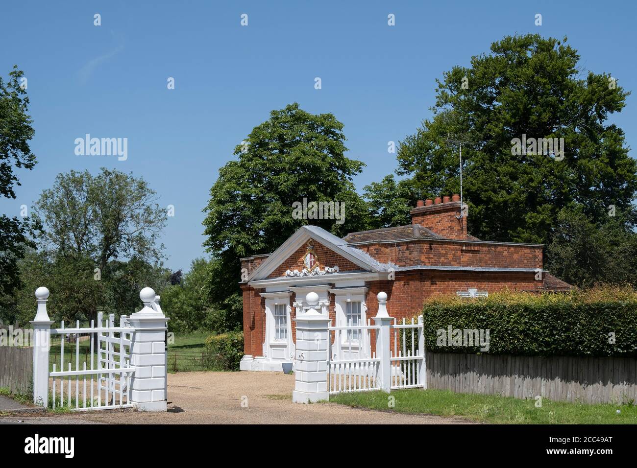 South Lodge ou gamekeeper's Lodge, Great Waltham, Essex, Angleterre Banque D'Images
