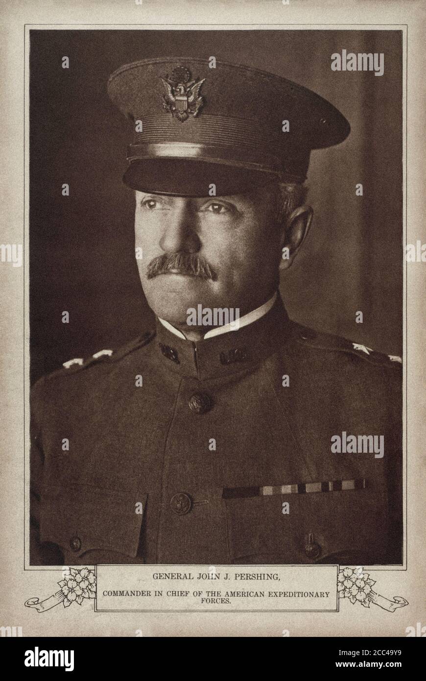 Général des armées John Joseph 'Black Jack' Pershing GCB (13 septembre 1860 – 15 juillet 1948) était un officier supérieur de l'armée des États-Unis. Il a servi Mo Banque D'Images