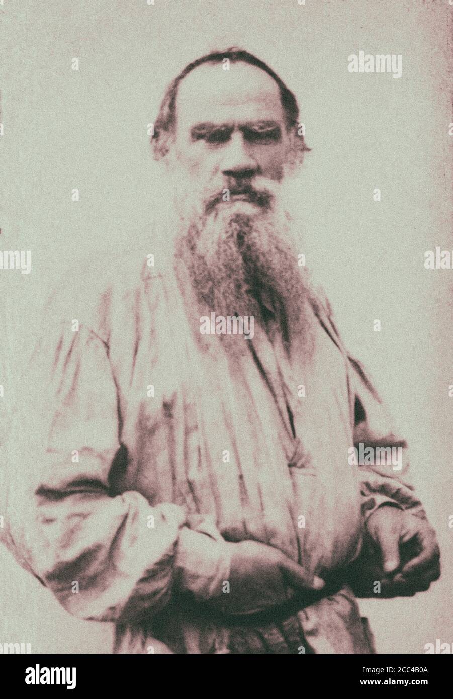 Comte Léon Tolstoï (1828 - 1910) est un écrivain russe, qui est considéré comme l'un des plus grands auteurs de tous les temps. Il a reçu plusieurs nominations pour Banque D'Images