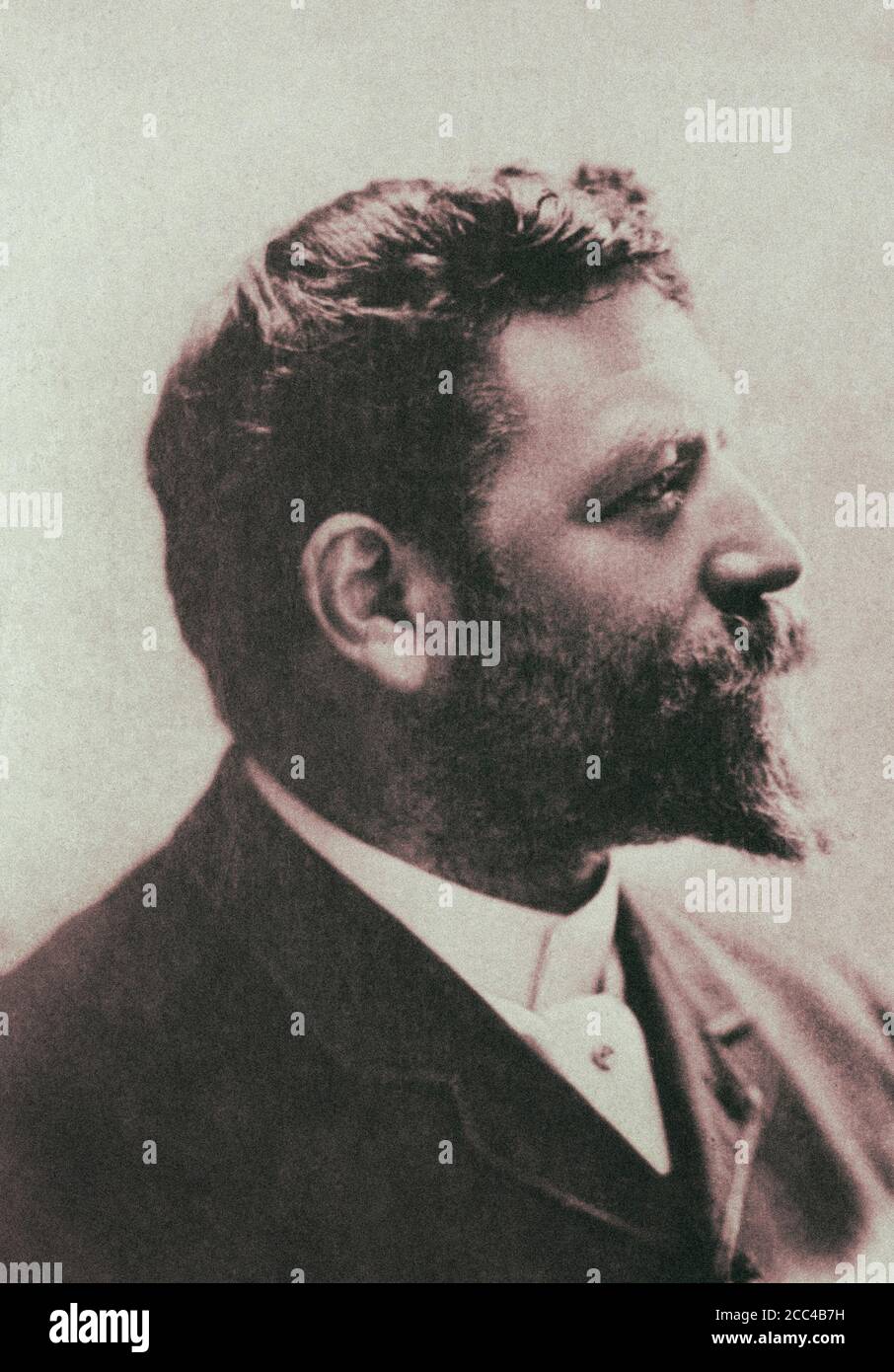 Francesco Tamagno (1850 – 1905) était un ténor opéraliste italien qui chantait avec un énorme succès en Europe et en Amérique. Banque D'Images